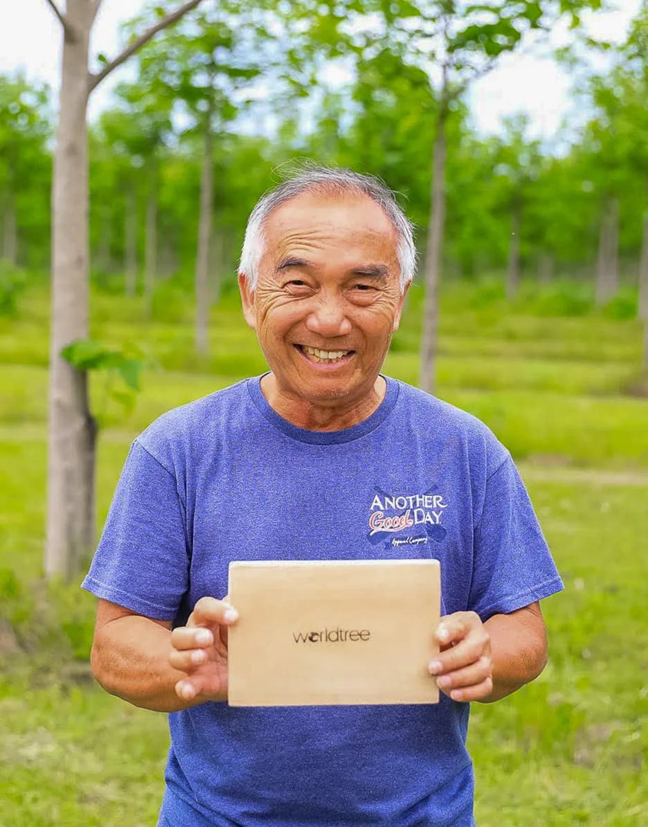 Farmer partners on planted land in Latin America