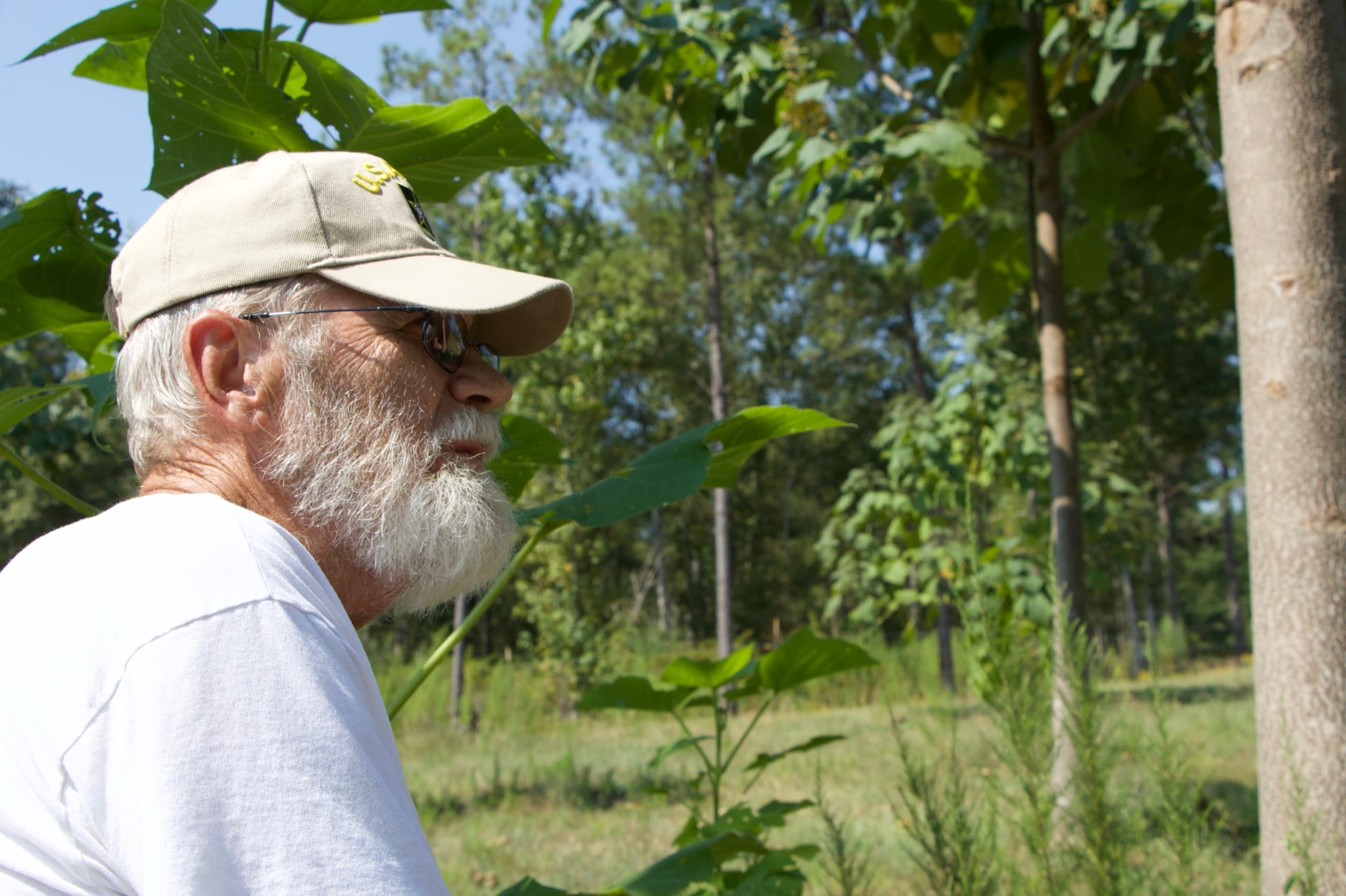 Eugene Martens, World Tree farmer in Alabama